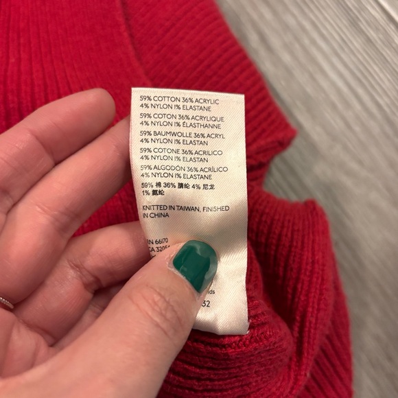 ♥️Free People♥️ Oversized Red Sweater - Picture 5 of 7